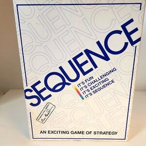 Board Game Vintage 1995 Sequence Board Game by Jax